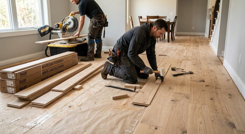 Hardwood Floor Installation in Burke, VA