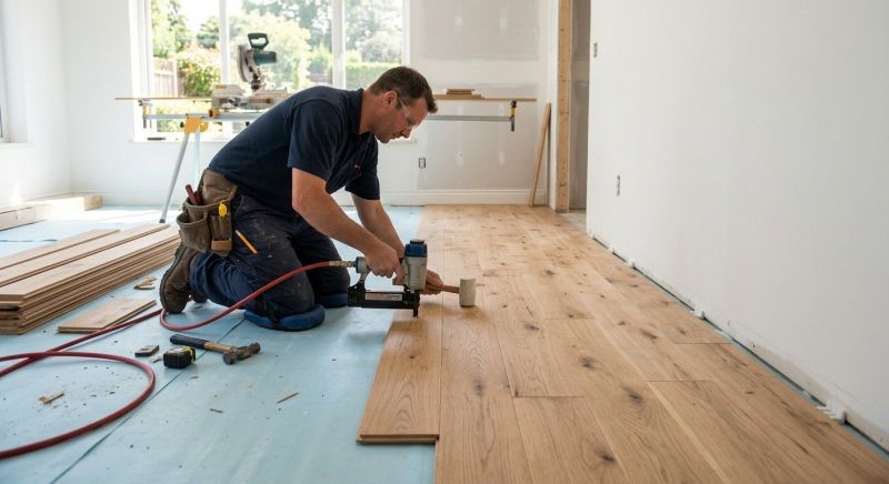 Hardwood Floor Installation in Chesapeake Beach, MD
