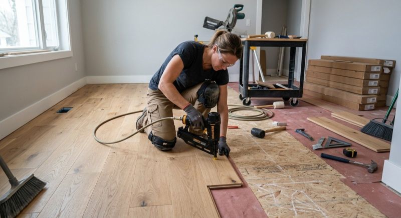 Hardwood Floor Installation in Fairfax County, VA
