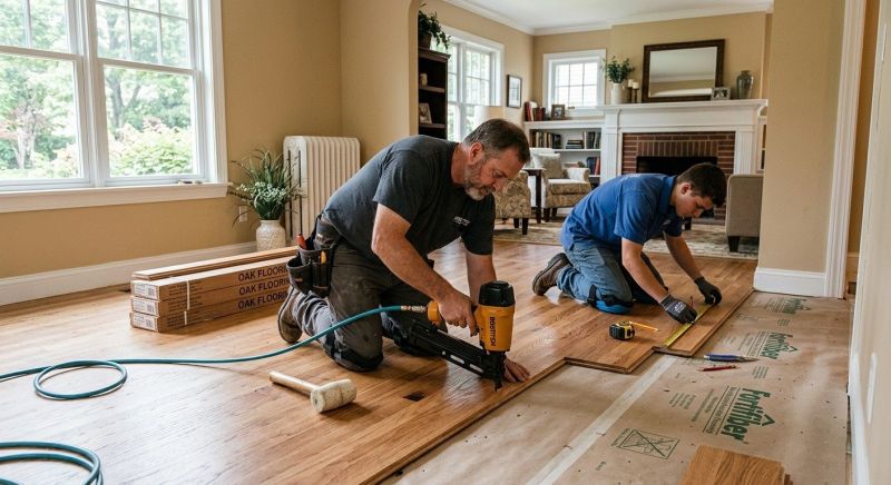 Hardwood Floor Installation in Oxon Hill, MD