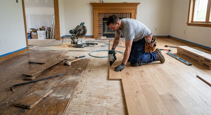 Hardwood Replacement in Saint Leonard, MD