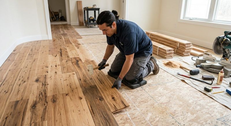 Hickory Floor Installation in Waldorf, MD