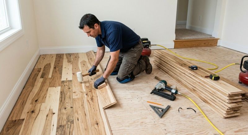 Hickory Floor Installation in Waldorf, MD