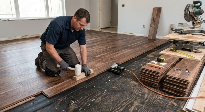 Maple Flooring Installation in Brandywine, MD