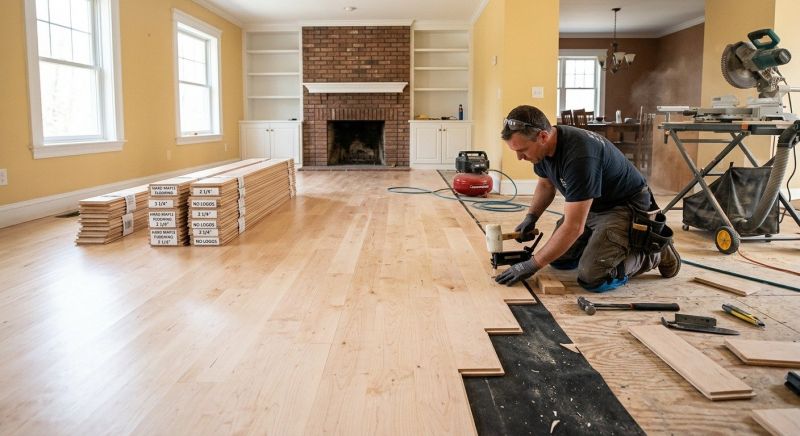 Maple Flooring Installation in Bryans Road, MD