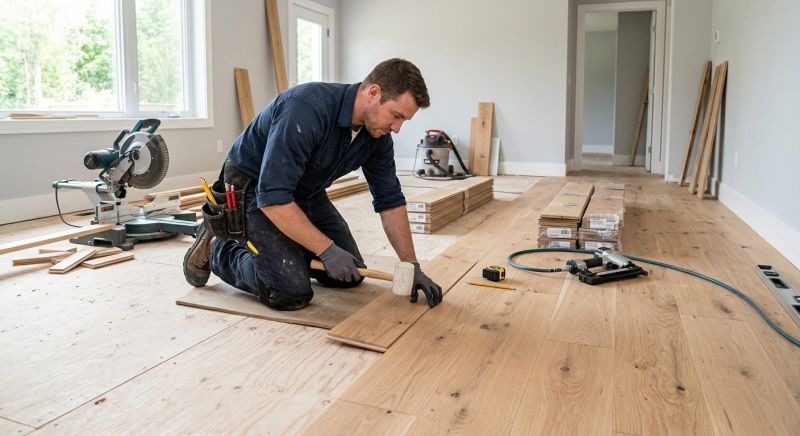 Maple Flooring Installation in Dunkirk, MD