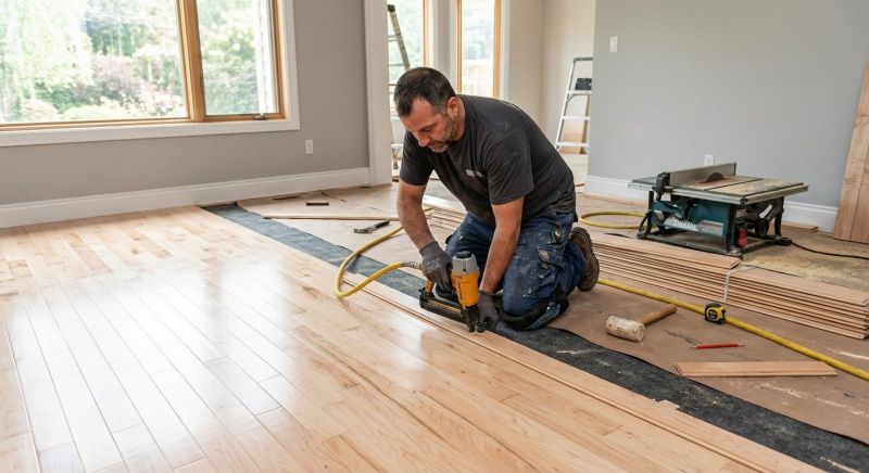 Maple Flooring Installation in Lothian, MD