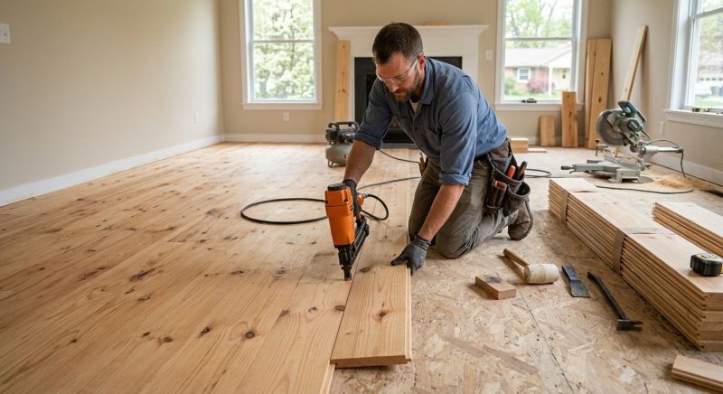 Maple Flooring Installation in Lothian, MD