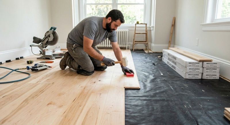 Maple Flooring Installation in Prince Frederick, MD