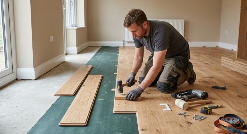 Maple Flooring Installation in Triangle, VA