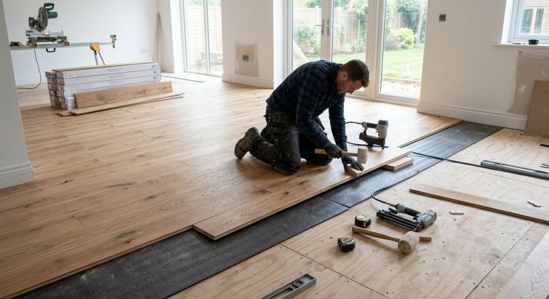 Oak Floor Installation in Cheltenham, MD