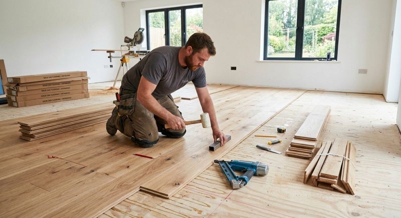Oak Floor Installation in Fairfax County, VA