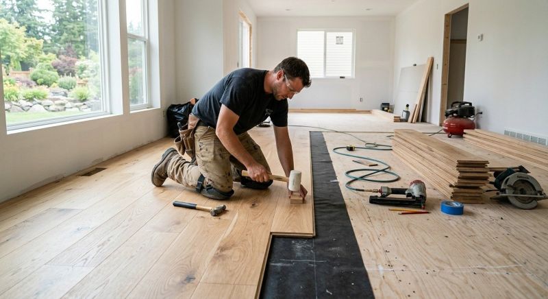 Oak Floor Installation in La Plata, MD