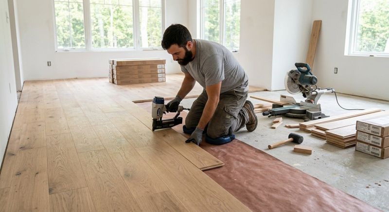 Oak Floor Installation in Waldorf, MD
