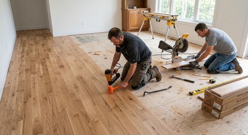 Oak Floor Installation in Saint Leonard, MD