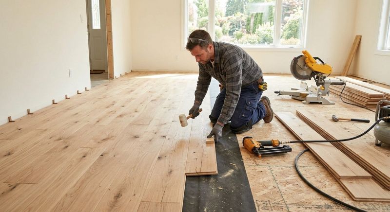 Oak Floor Installation in Shady Side, MD