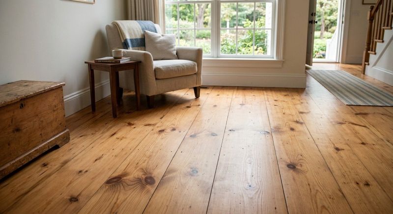 Pine Floor Installation in Waldorf, MD