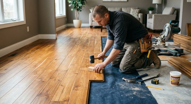 Teak Flooring Installation in Waldorf, MD