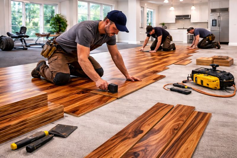 Teak Flooring Installation in Waldorf, MD