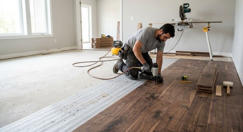 Walnut Flooring Installation in Waldorf, MD