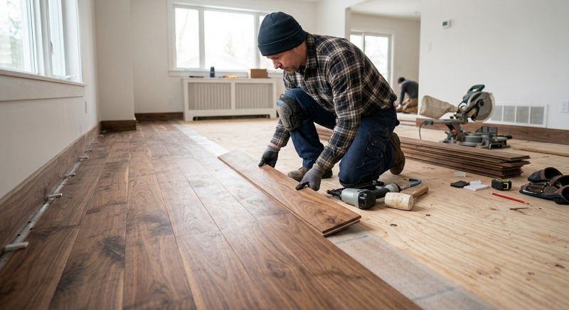 Walnut Flooring Installation in Waldorf, MD