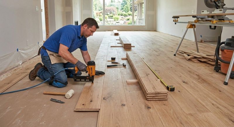 Wide Plank Floor Installation in Waldorf, MD