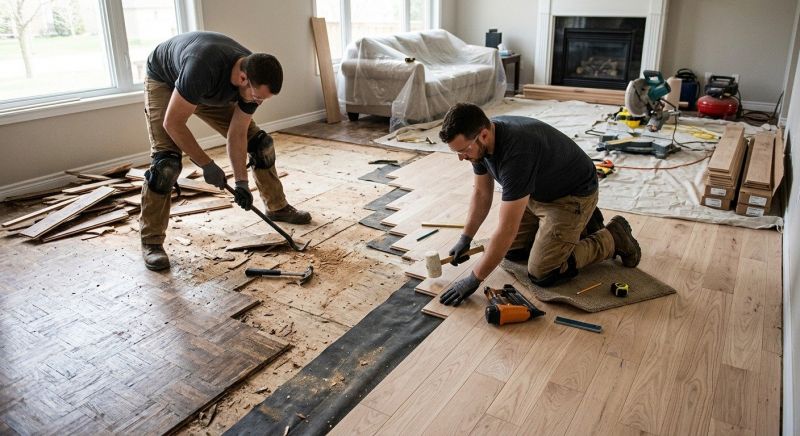 Wood Floor Replacement in Charles County, MD