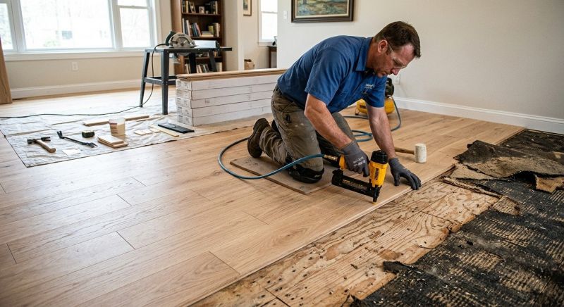 Wood Floor Replacement in Cheltenham, MD